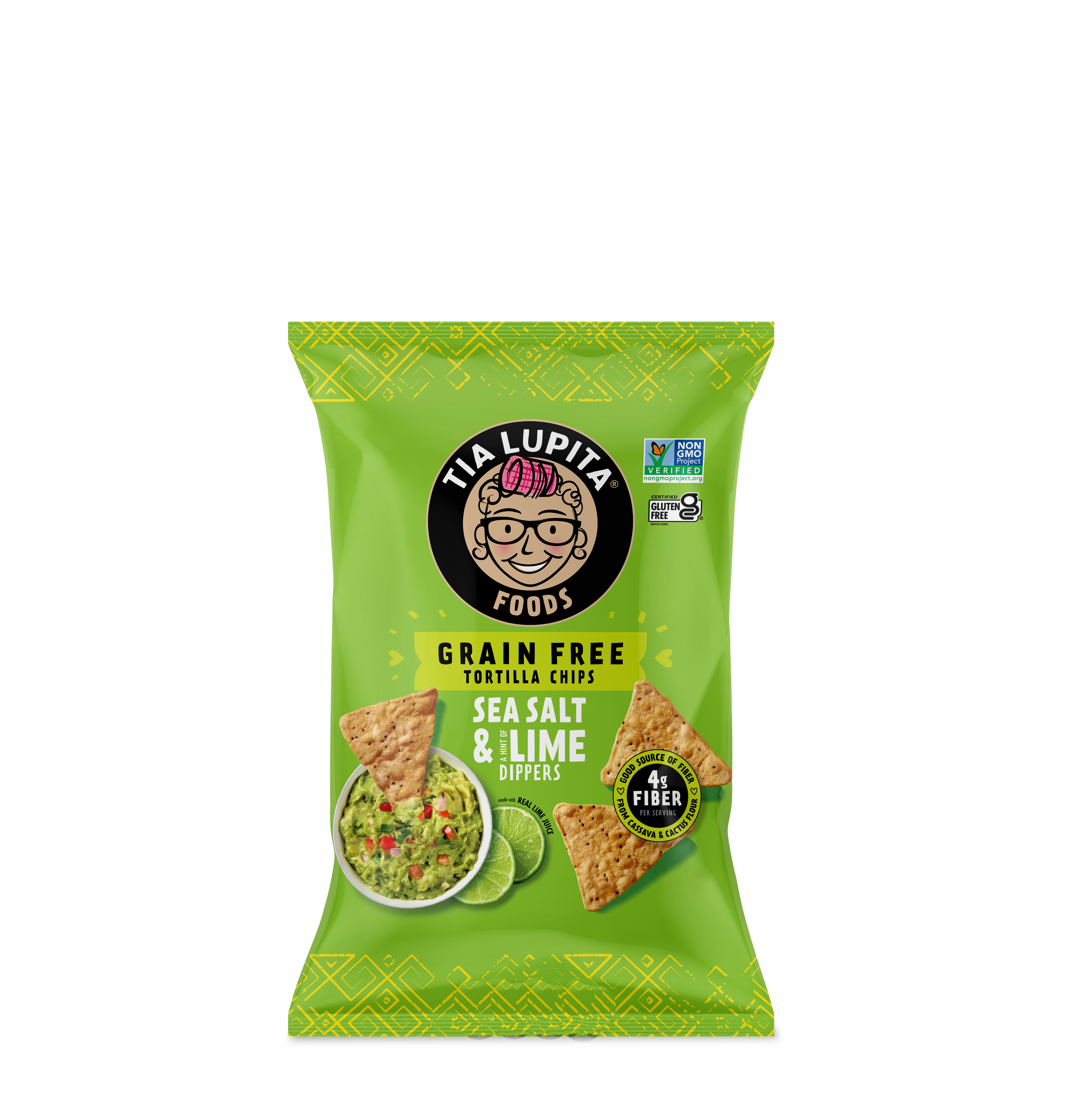 Sea Salt and Lime Grain-Free Tortilla Chips Snack Pack (1oz, 24-count)